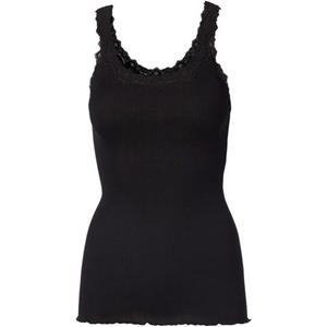 rosemunde Tanktop Babette Silk Top prachtige, omgekeerde vintage kanten afwerking