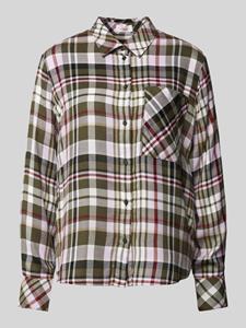 s.Oliver Overhemdblouse met ruitpatroon