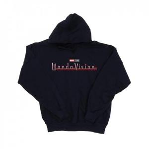 Marvel Heren WandaVision-logohoodie M marineblauwe kleur