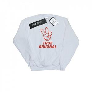 Disney Heren Mickey Mouse True Original Sweatshirt L wit