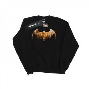 DC Comics Heren Batman Arkham Knight Halloween Moon Logo Fill Sweatshirt L zwart