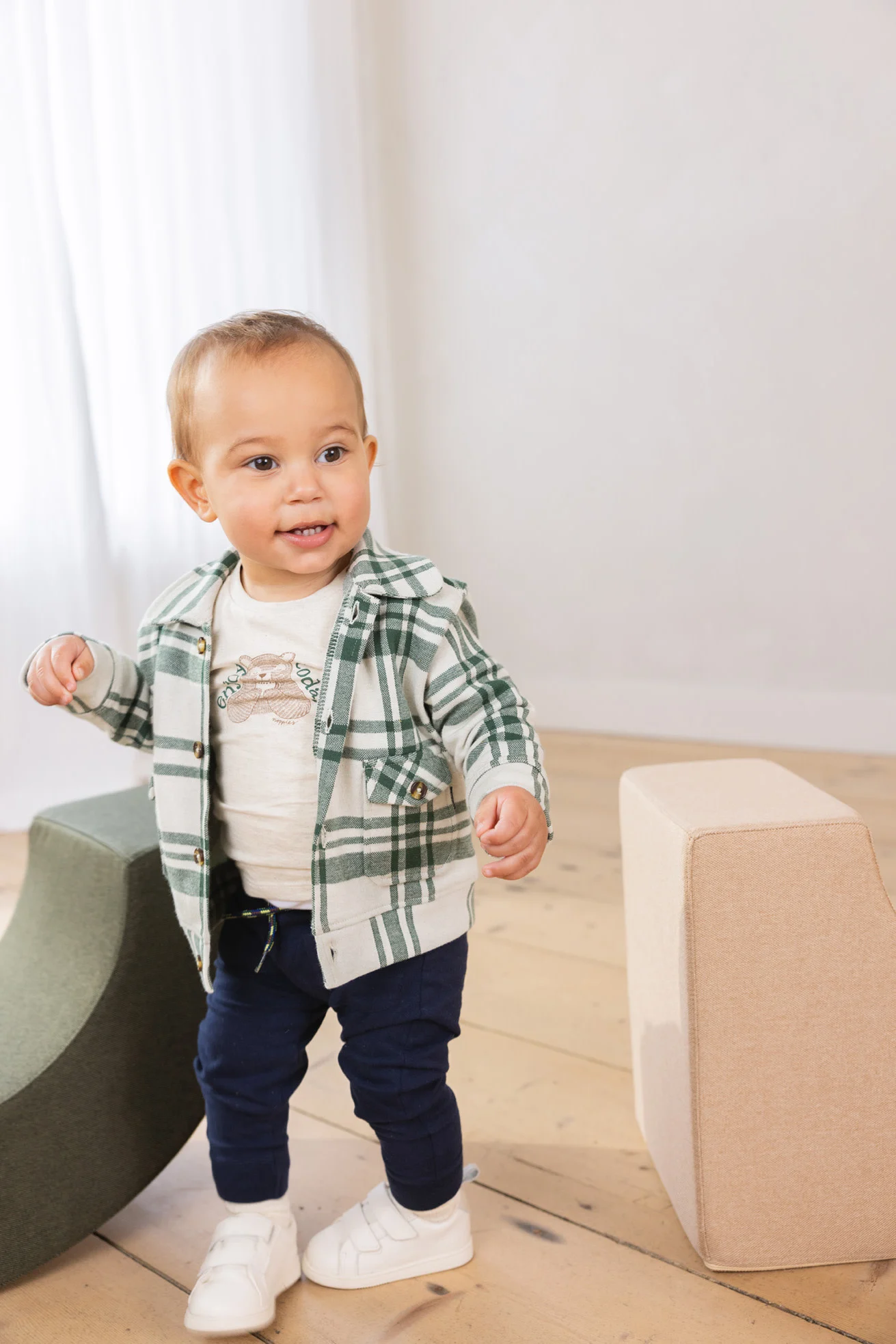 Noppies-collectie Longsleeve Gemenos (oatmeal melange)
