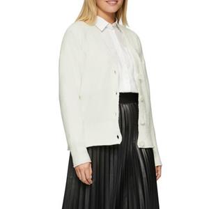 s.Oliver Vest met v-hals en knoopsluiting