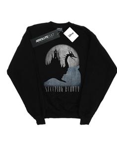 Disney Girls Doornroosje Verborgen Illusie Sweatshirt 12-13 zwart