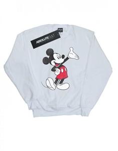 Disney Mickey Mouse traditioneel golfsweatshirt voor jongens 12-13 wit