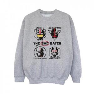 Pertemba FR - Apparel Star Wars: Bad Batch Boys Clone Force 99-sweatshirt 5-6 Years wit