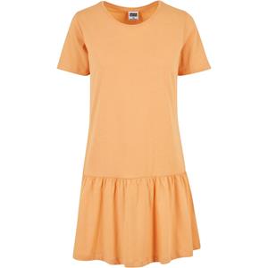 Urban Classics Dames valance t-shirt jurk