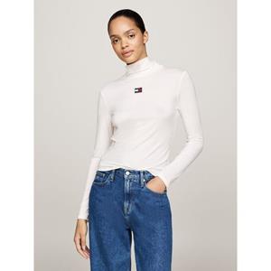 Tommy Hilfiger Slim Badge Mockneck LS Shirt Dames
