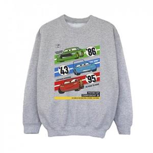 Disney Boys Cars Piston Cup Champions-sweatshirt 9-11 Years wit