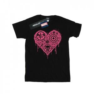 Marvel Boys I Heart Avengers T-shirt 9-11 Years wit