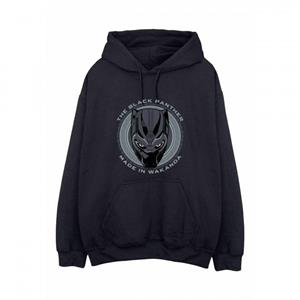 Black Panther heren gemaakt in Wakanda katoenen hoodie L wit