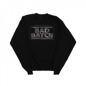 Star Wars Mens The Bad Batch Texture Logo Sweatshirt M wit