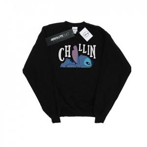 Disney Lilo en Stitch Chillin-sweatshirt voor heren L wit