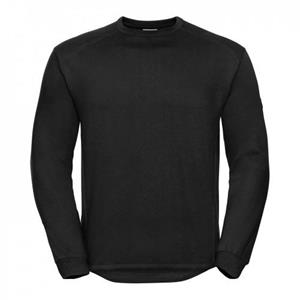 Russell Heren Spotshield Heavy Duty sweatshirt met ronde hals M oranje