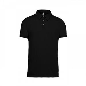 Kariban heren jersey gebreid poloshirt 2XL hemelsblauwe kleur