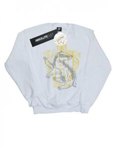 Harry Potter Mens Hufflepuff Badger Crest Sweatshirt L wit