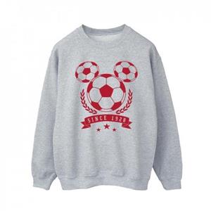 Disney Heren Mickey Football Head Sweatshirt XXL wit