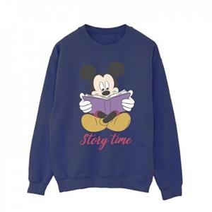Disney Heren Mickey Mouse Story Time Sweatshirt L wit