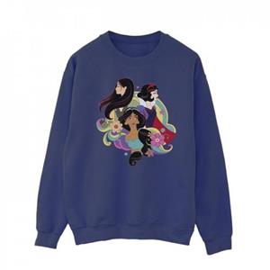 Disney Heren Princess Mulan Jasmine Sneeuwwitje Sweatshirt L wit