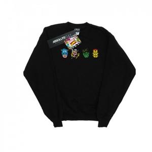 Marvel Heren Avengers Comic Heads Sweatshirt M wit
