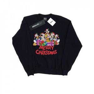 Disney jongens Mickey Mouse en vrienden kerstsweater 5-6 Years wit