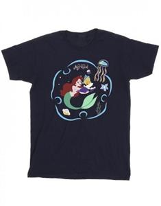 Disney Girls De kleine zeemeermin die een boek leest Katoenen T-shirt 5-6 Years wit