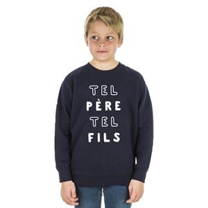 Ma Petite Tribu Kindersweater ZOALS VADER ZO ZOON 2 MPT 4 ans marineblauwe kleur
