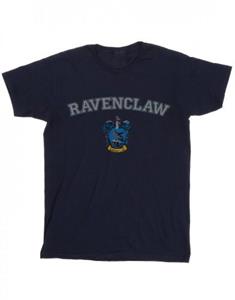 Harry Potter meisjes Ravenclaw Crest katoenen T-shirt 12-13 zwart