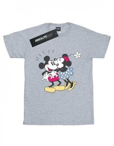 Disney jongens Mickey en Minnie Mouse Kiss T-shirt 12-13 wit