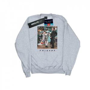 Friends Vrienden Joey Lunges sweatshirt voor heren L wit