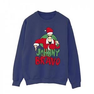 Pertemba FR - Apparel Johnny Bravo Heren Johnny Kerstsweatshirt L wit
