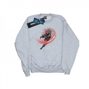 DC Comics Aquaman zwart Manta Flash-sweatshirt voor heren L wit