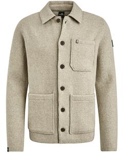 Vanguard Overshirt Button Beige