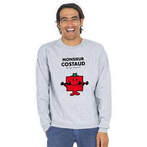 Monsieur Madame Herensweater - MONSIEUR COSTAUD XS heide grijze kleur