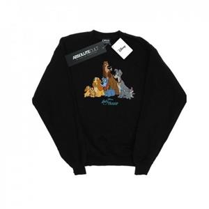 Disney Heren Lady en de Vagebond Classic Group Sweatshirt M wit