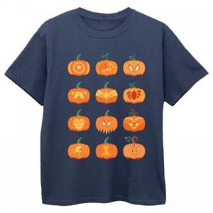 Marvel Boys Avengers Halloween Pompoen T-shirt 7-8 Years wit