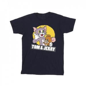 Tom And Jerry Tom en Jerry jongens schets logo T-shirt 3-4 Years wit