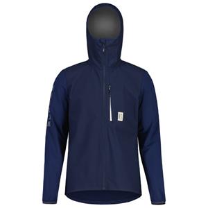 Maloja - BeifussM. - Softshelljack, blauw