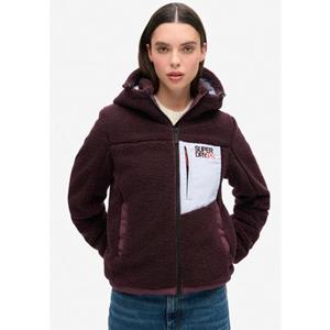 Superdry Vest met kap, in sherpa Trekker