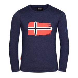 Trollkids - Kid's Oslo - Longsleeve, blauw