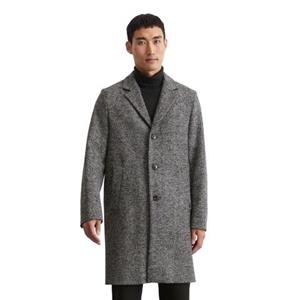 Marc O'Polo Lange jas Herringbone-motief