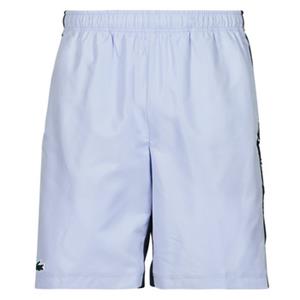 Heren Lacoste Sport Logo Stripe Tennis Sportsuit Shorts in Blauw