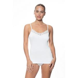 Mey Top met spaghettibandjes Serie Emotion Elegance Wit