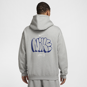 Nike Solo Swoosh Fleecehoodie voor heren - Grijs