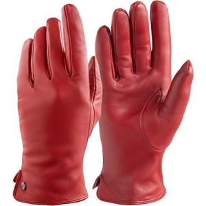 PEARLWOOD Leren handschoenen Pam Glad leren handschoen, zijopening
