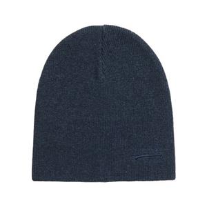 Superdry Beanie met brede omslag en logostitching