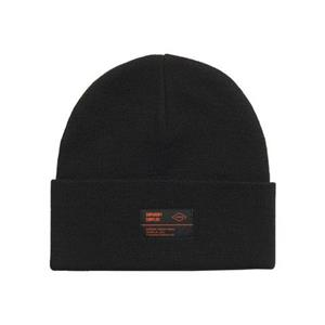 Superdry Beanie met labelpatch, model 'WORKWEAR'
