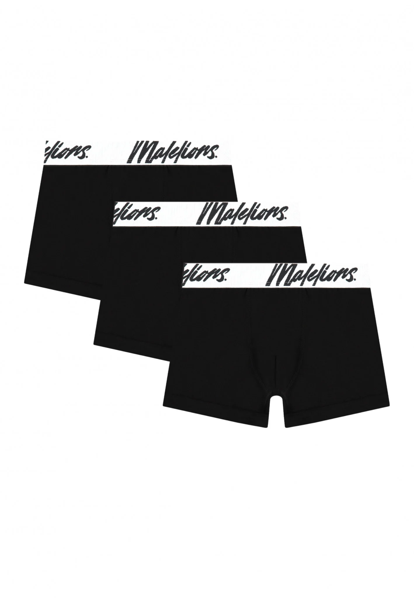 Malelions Junior Boxer 3-Pack | Black/White
