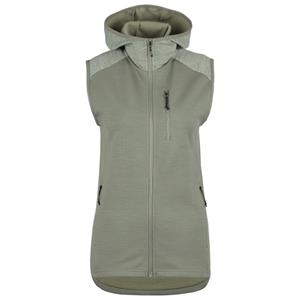 Stoic - Women's MerinoFleece335 KuolpaSt. Vest with Hood - Fleecebodywarmer, olijfgroen
