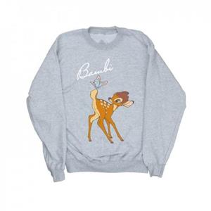 Disney Heren Bambi vlinderstaartsweater L grijs